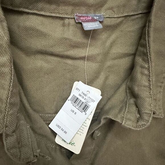 Aerie olive green military mechanic S new romper - Picture 3 of 4